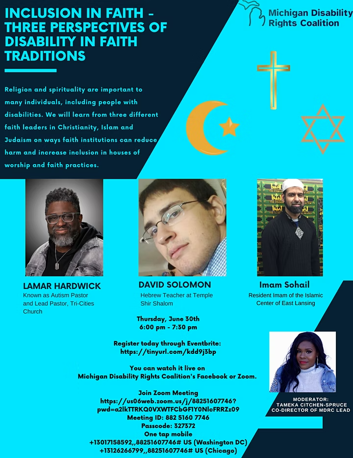 Inclusion in Faith - Three Perspectives of Disability in Faith Traditions image