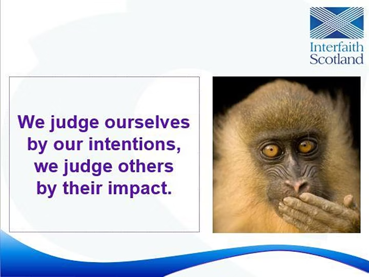 Intention versus impact - exploring group labels & unintended offence image