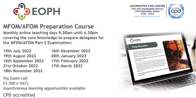 MFOM/AFOM Preparation Course July 2022-March 2023