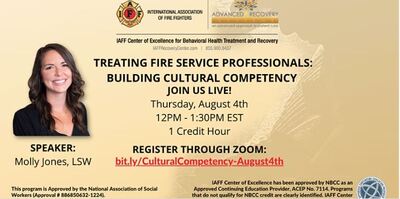 IAFF COE Webinar: Treating Fire Service Professionals