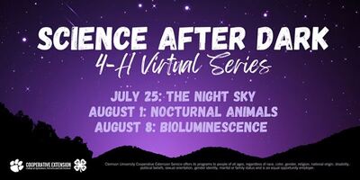 Science After Dark: A 4-H Virtual Series