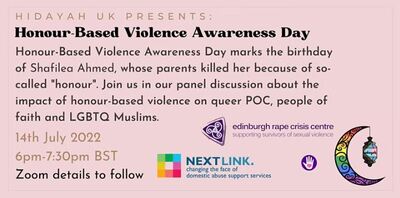 Honour Based Violence Awareness Day