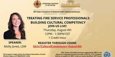 IAFF COE Webinar: Treating Fire Service Professionals