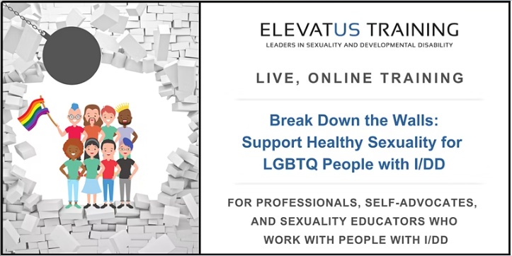 Break Down the Walls: Support Healthy Sexuality for LGBTQ People with I/DD