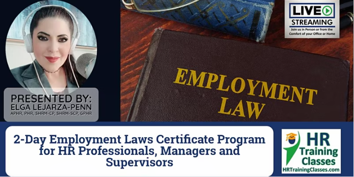 2-Day Employment Laws Certificate Program